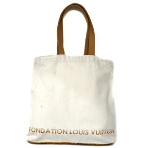 Louis Vuitton Tote Bag Fondation Museum Canvas White FOND LV